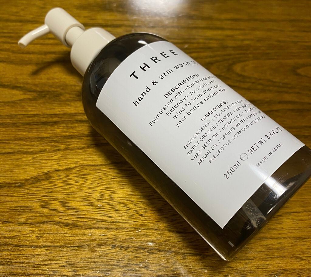ハンド&アーム ウォッシュ AC/THREE/ハンドソープを使ったクチコミ(1枚目)