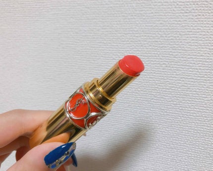 ルージュ ヴォリュプテ シャイン/YVES SAINT LAURENT BEAUTE/口紅を使ったクチコミ(1枚目)