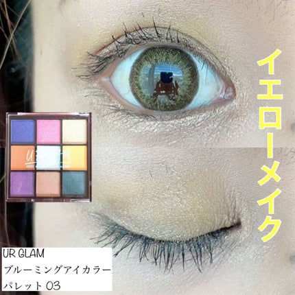 UR GLAM BLOOMING EYE COLOR PALETTE/U R GLAM/アイシャドウパレットを使ったクチコミ(1枚目)