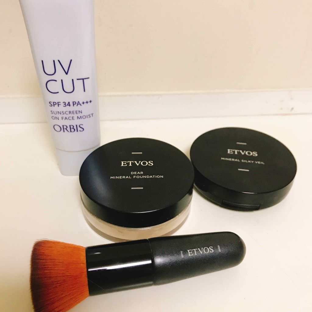 ミネラルシルキーベール/エトヴォス/プレストパウダーを使ったクチコミ（1枚目）