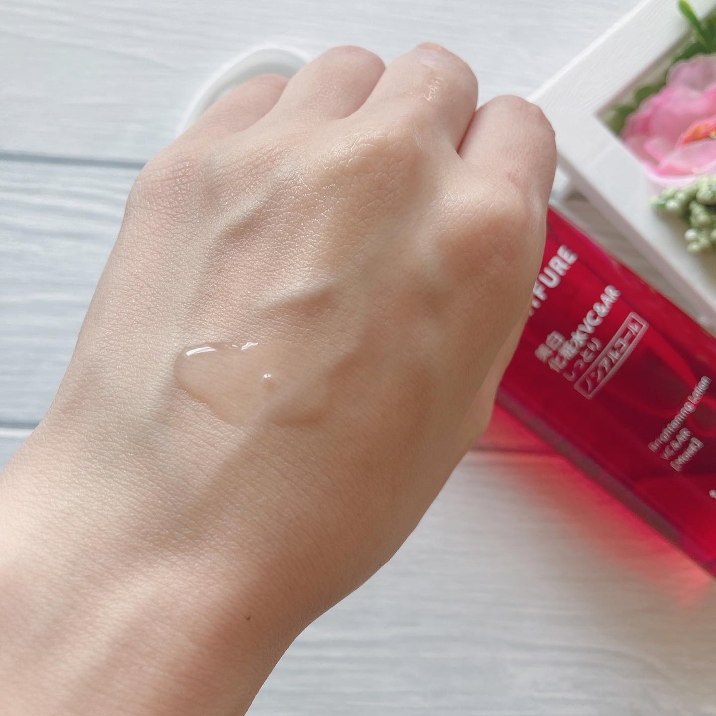 ルソ on LIPS 「ちふれさんの美白化粧水VC&ARしっとりタイプをお試ししました..」(2枚目)