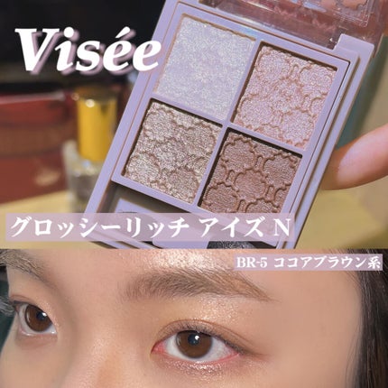 グロッシーリッチ アイズ N/Visée/アイシャドウパレットを使ったクチコミ(1枚目)