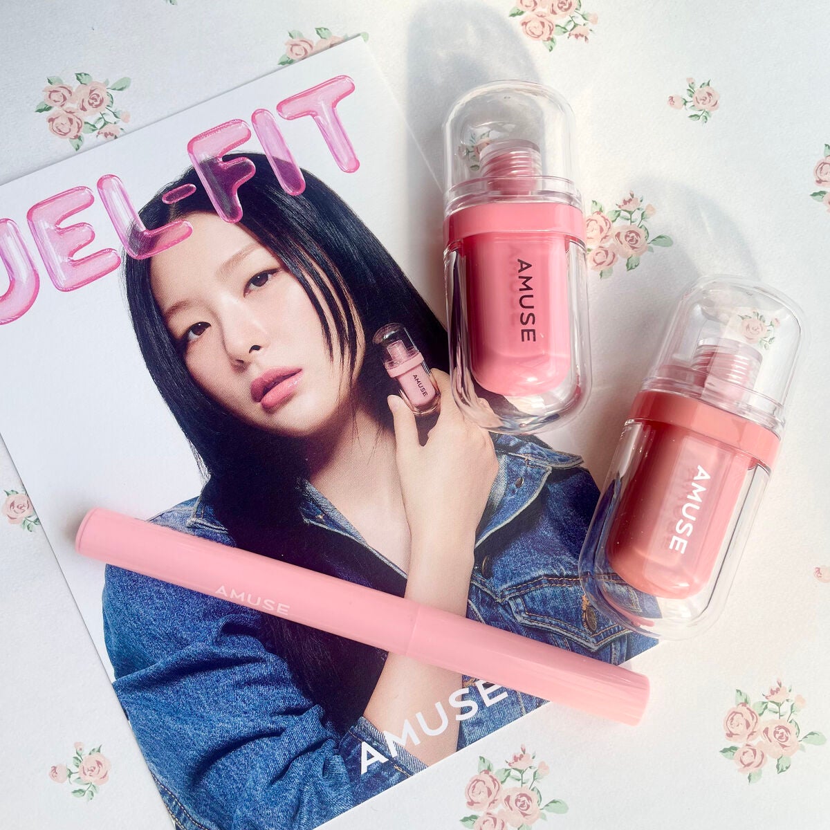 ジェルフィットティント/AMUSE/リップティントを使ったクチコミ(1枚目)
