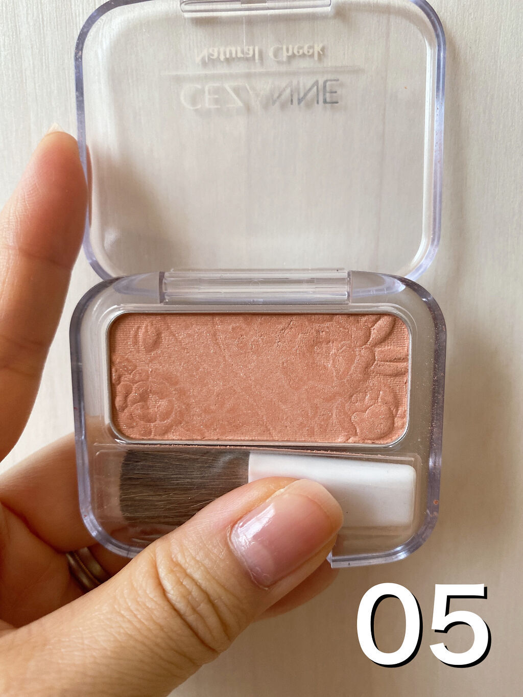 ナチュラル チークN/CEZANNE/パウダーチークを使ったクチコミ（3枚目）