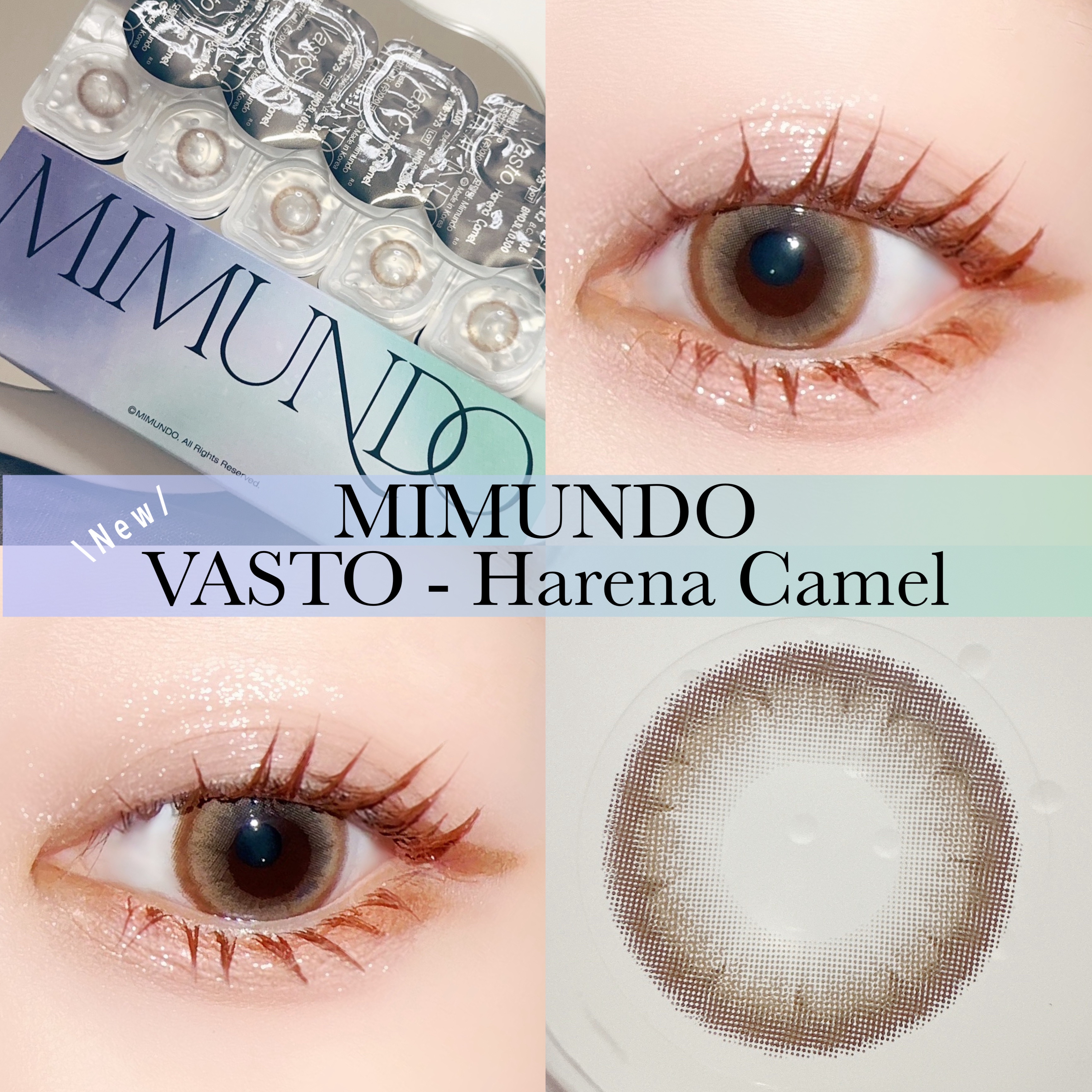 Vasto/mimundo/ワンデー（１DAY）カラコンを使ったクチコミ（1枚目）