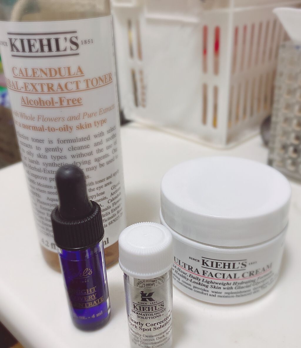 キールズ ハーバル トナー CL アルコールフリー/Kiehl's/化粧水を使ったクチコミ(2枚目)