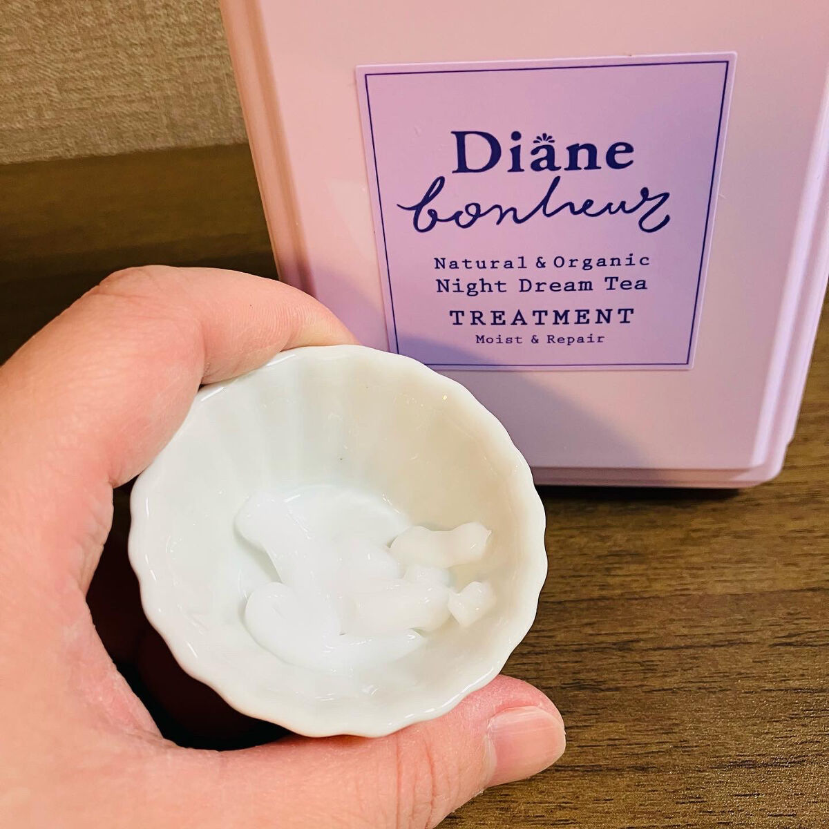 ダイアンボヌール モイスト＆リペア シャンプー/トリートメント ナイトドリームティーの香り/ダイアン/市販シャンプーを使ったクチコミ（3枚目）