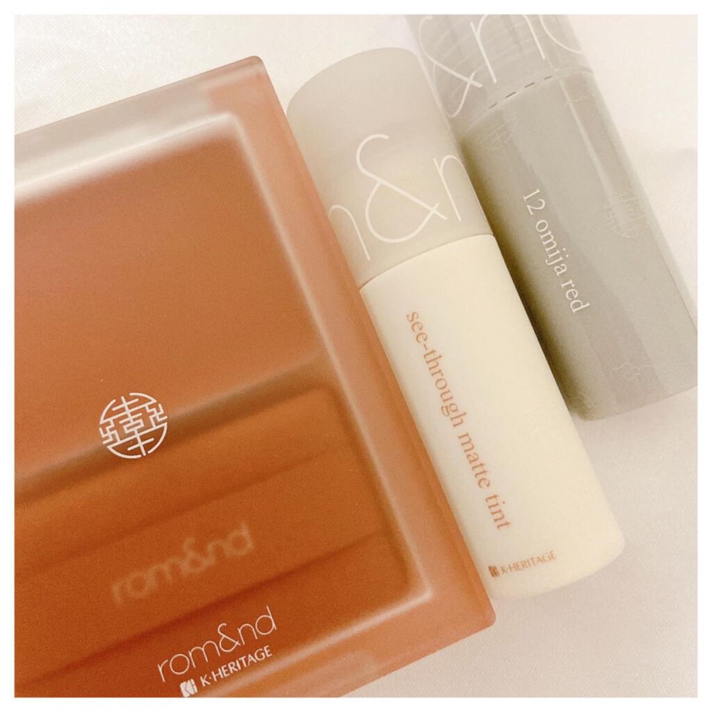 グラスティングウォーターティント/rom&nd/リップティントを使ったクチコミ（1枚目）