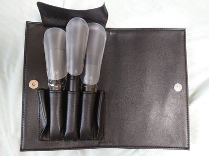 SIXPLUS フェイスブラシ 3本セット - Dawnシリーズ(ブラック)/SIXPLUS/メイクブラシを使ったクチコミ(1枚目)