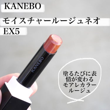 カネボウ モイスチャールージュネオ EX5 Chestnut Moire(限定)/KANEBO/口紅を使ったクチコミ（1枚目）