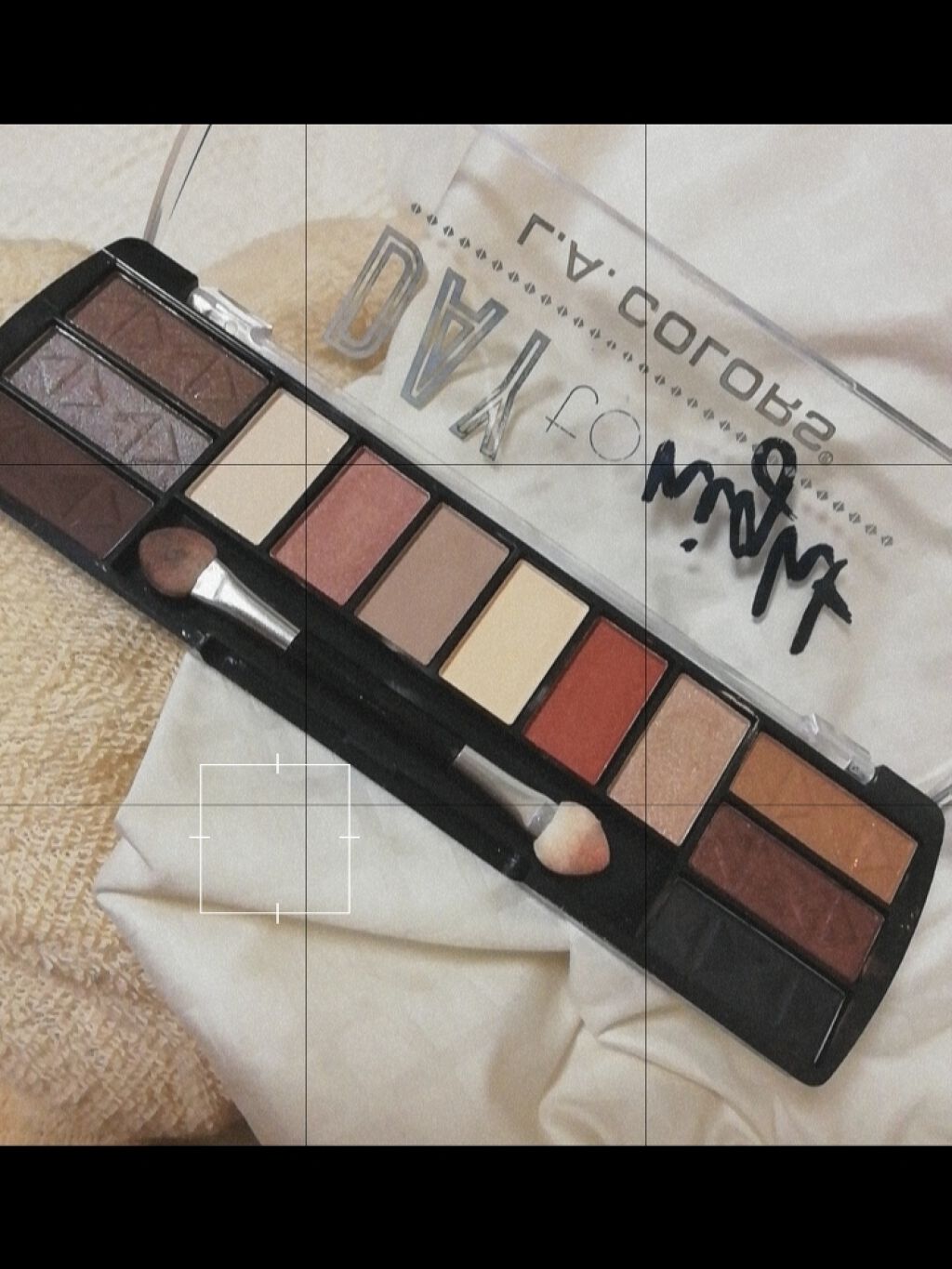 DAY TO NIGTHT la.colorsアイシャドウ/サンキューマート/アイシャドウパレットを使ったクチコミ（2枚目）