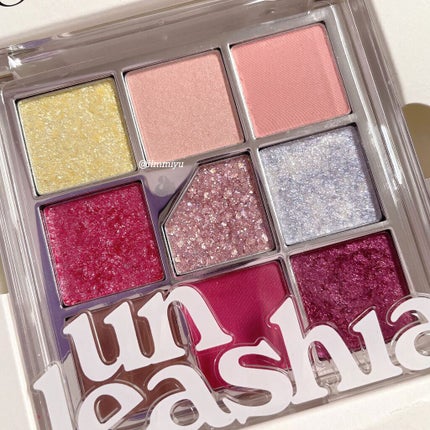 グリッターペディアアイパレット/unleashia/アイシャドウパレットを使ったクチコミ(2枚目)