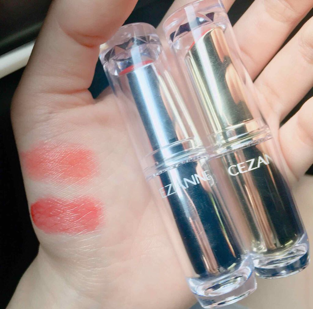 ラスティンググロスリップ/CEZANNE/口紅を使ったクチコミ(1枚目)