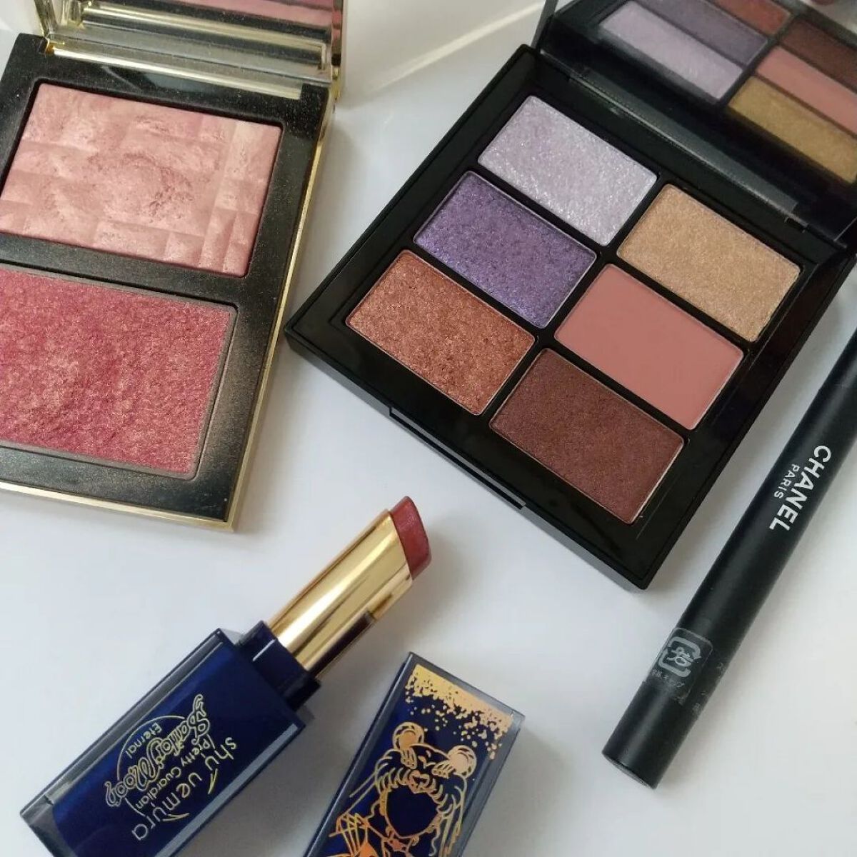 ルージュ アンリミテッド アンプリファイド ラッカー モーヴフラッシュ/shu uemura/口紅を使ったクチコミ（1枚目）