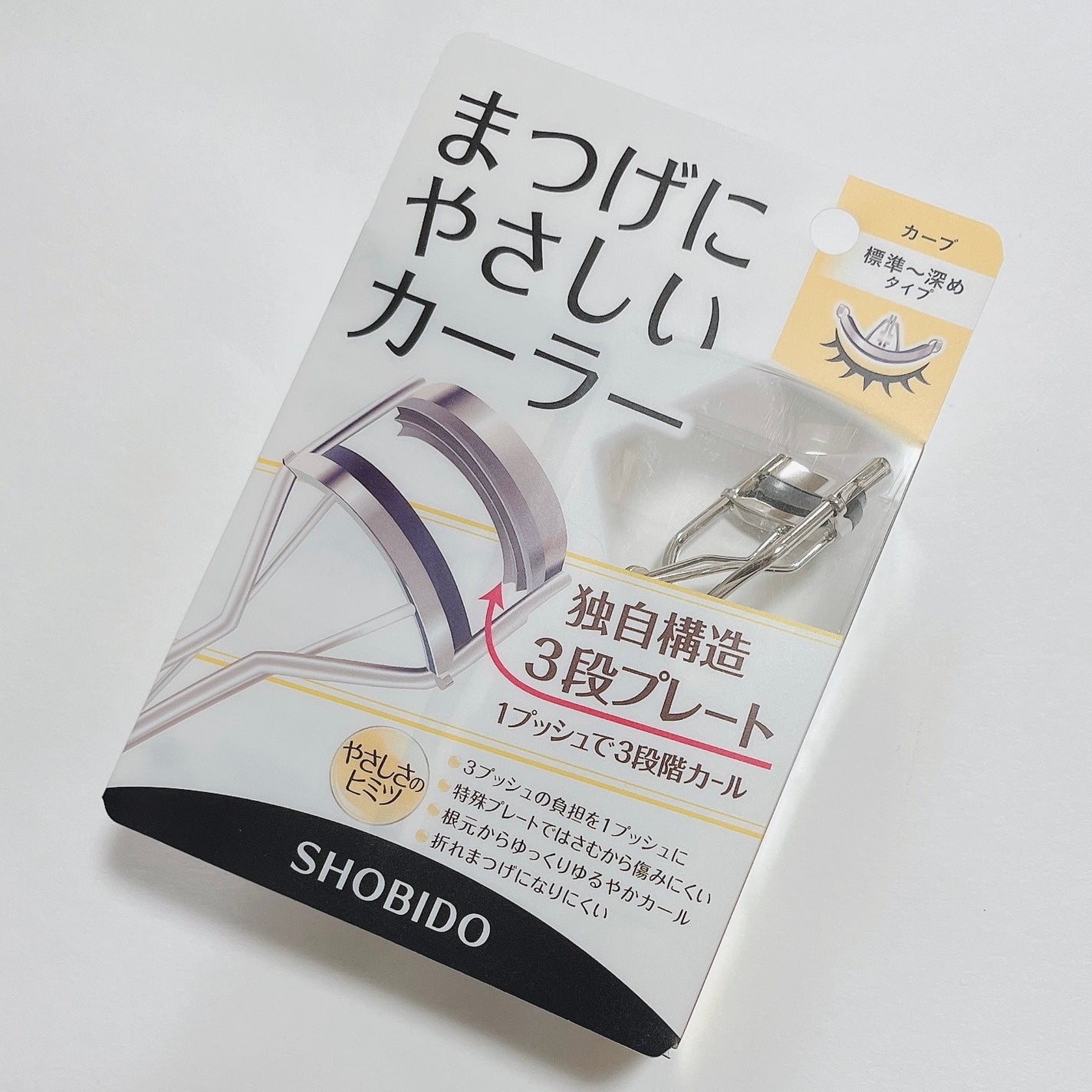 まつげにやさしいカーラー/SHOBIDO/ビューラーを使ったクチコミ(4枚目)