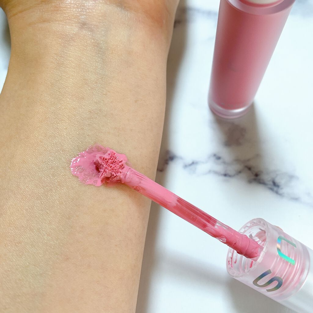 ソフトクリームチーク/AMUSE/リキッドチークを使ったクチコミ(3枚目)