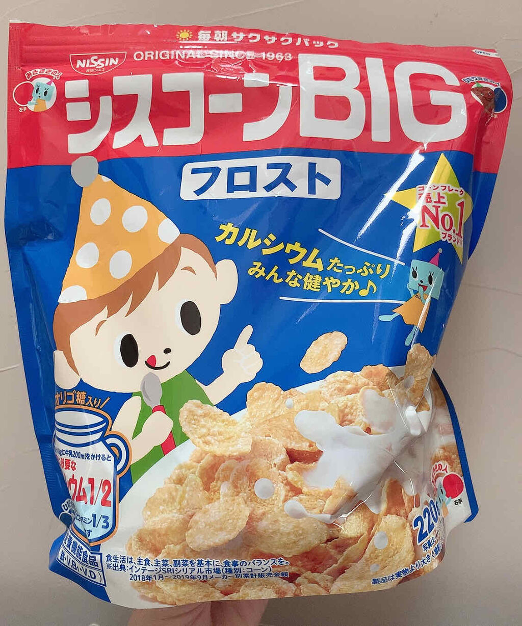 市場 日清シスコ 220g×6袋 フロスト シスコーンBIG カルシウム 市場 日清シスコ 220g×6袋 フロスト シスコーンBIG カルシウム