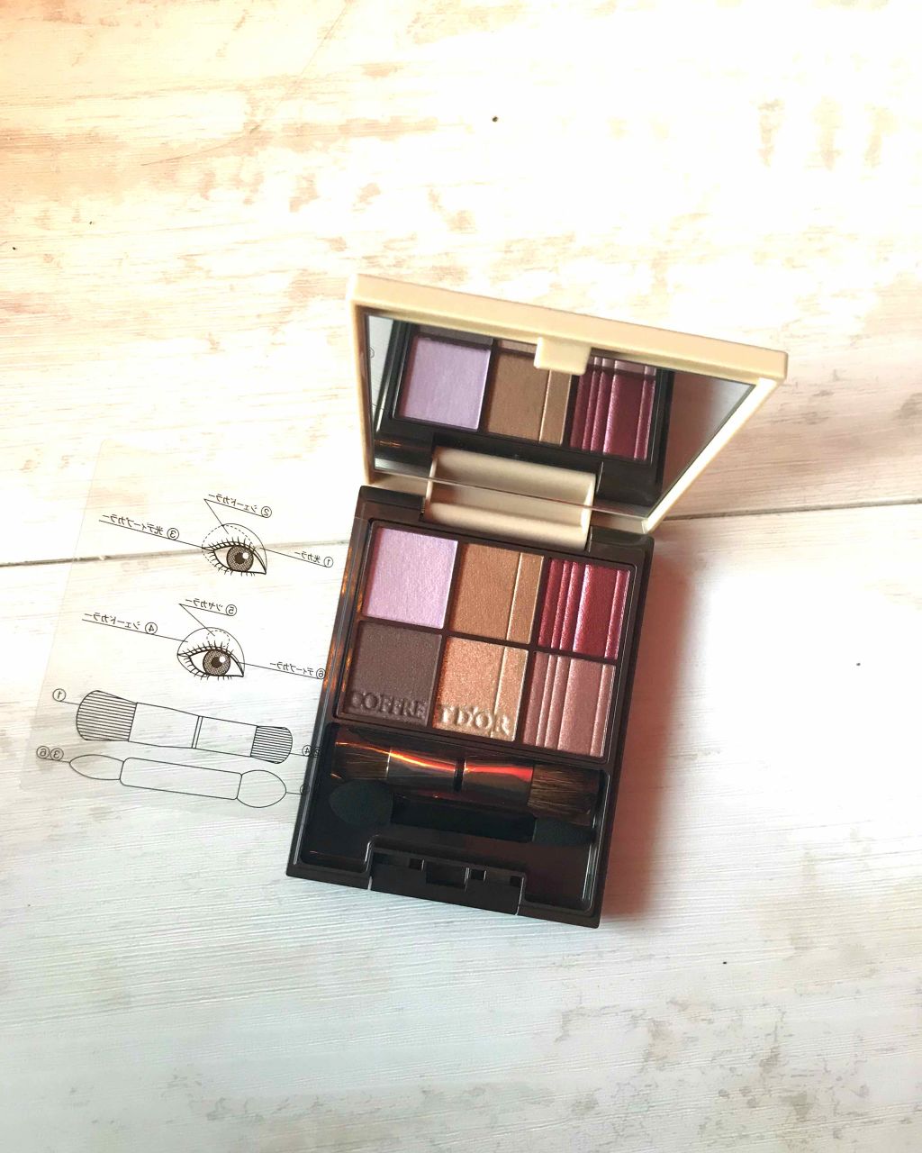 ミステリアスフォースアイズ/コフレドール/アイシャドウパレットを使ったクチコミ(1枚目)