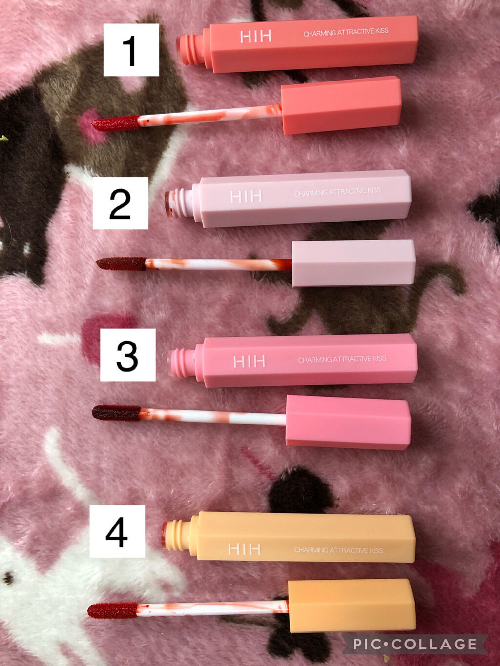 Kiss Charming Lip Glaze with light color /HIH/リップグロスを使ったクチコミ（3枚目）