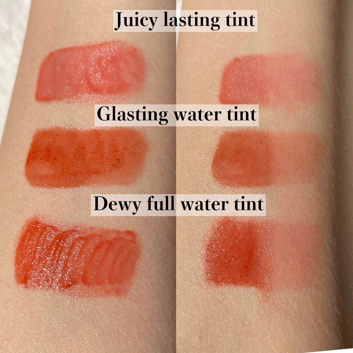 グラスティングウォーターティント/rom&nd/リップティントを使ったクチコミ（2枚目）