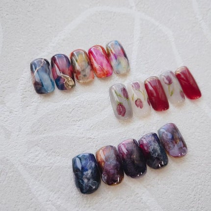 Petit Price マーブルリキッドのクチコミ「インクネイル𓈒*⑅𓂃 𓂃𓈒*⑅
インクを使って遊んでみました😁
カラー達が交わるの見てたら.....」(3枚目)