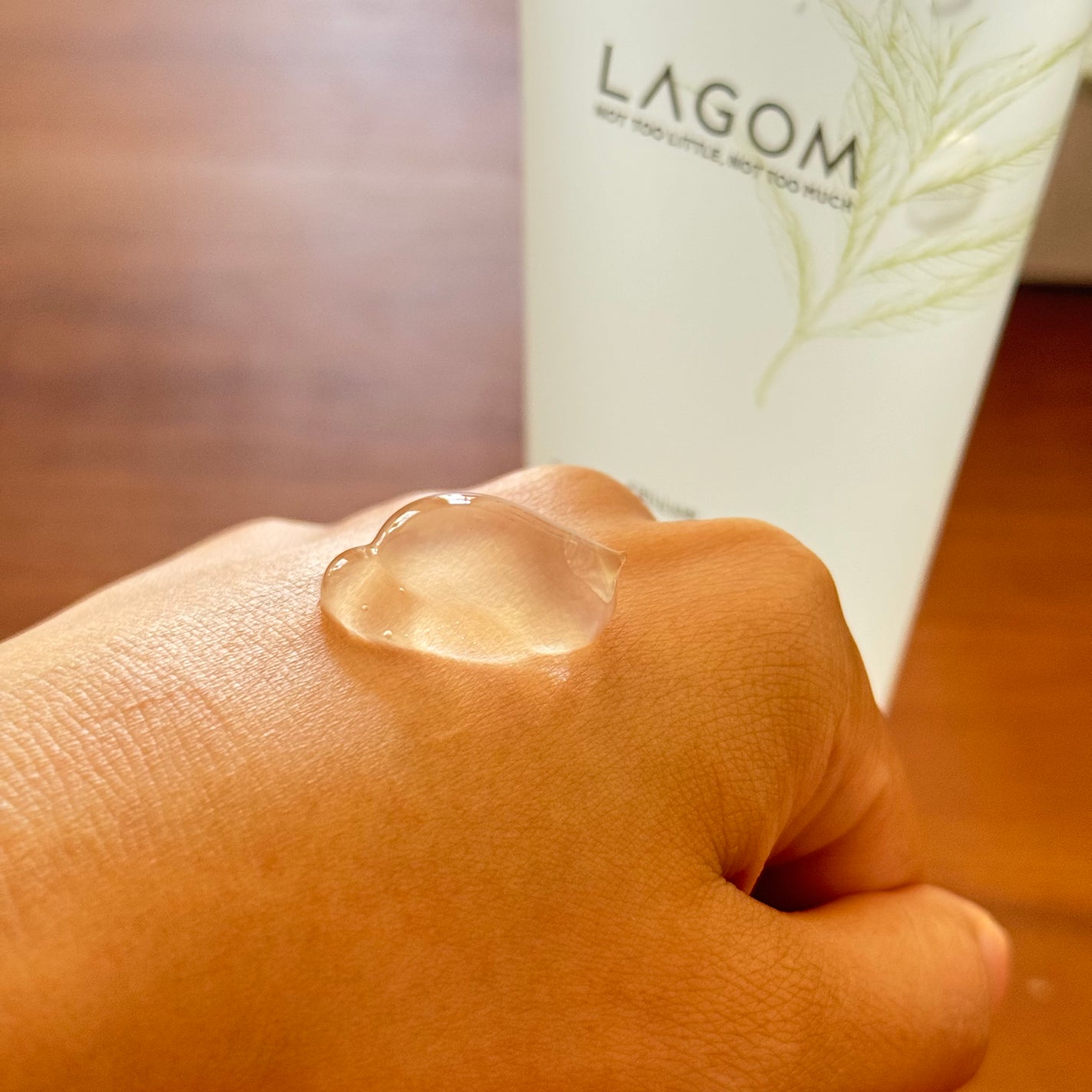 ラゴム ジェルトゥウォーター クレンザー(朝用洗顔)/LAGOM /その他洗顔料を使ったクチコミ(4枚目)