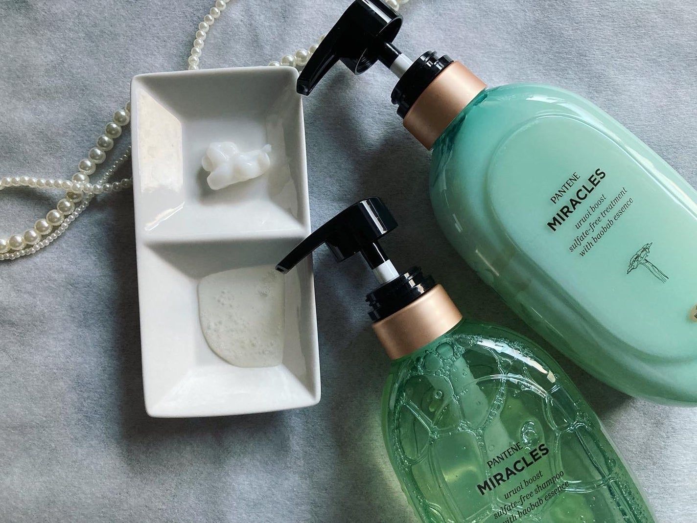 ミラクルズ うるおいブースト シャンプー/トリートメント/パンテーン/市販シャンプーを使ったクチコミ(2枚目)