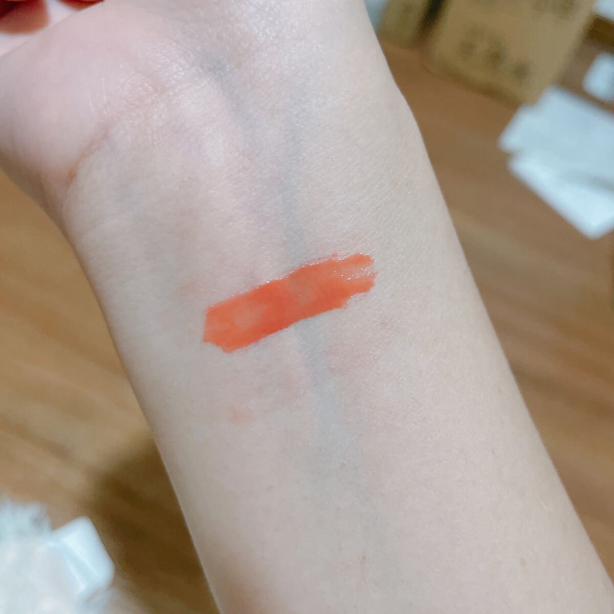 センシュアル フィッティング グロウ ティント 103 ヒドゥンモーヴ/HERA/リップティントを使ったクチコミ（2枚目）