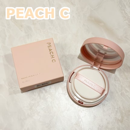 ピーチC フォーカスオン エアーベルベットクッション/Peach C/クッションファンデーションを使ったクチコミ(1枚目)