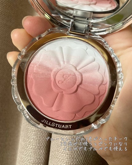 ジルスチュアート パステルペタル ブラッシュ 101 bluerose wish(限定)/JILL STUART/パウダーチークの画像