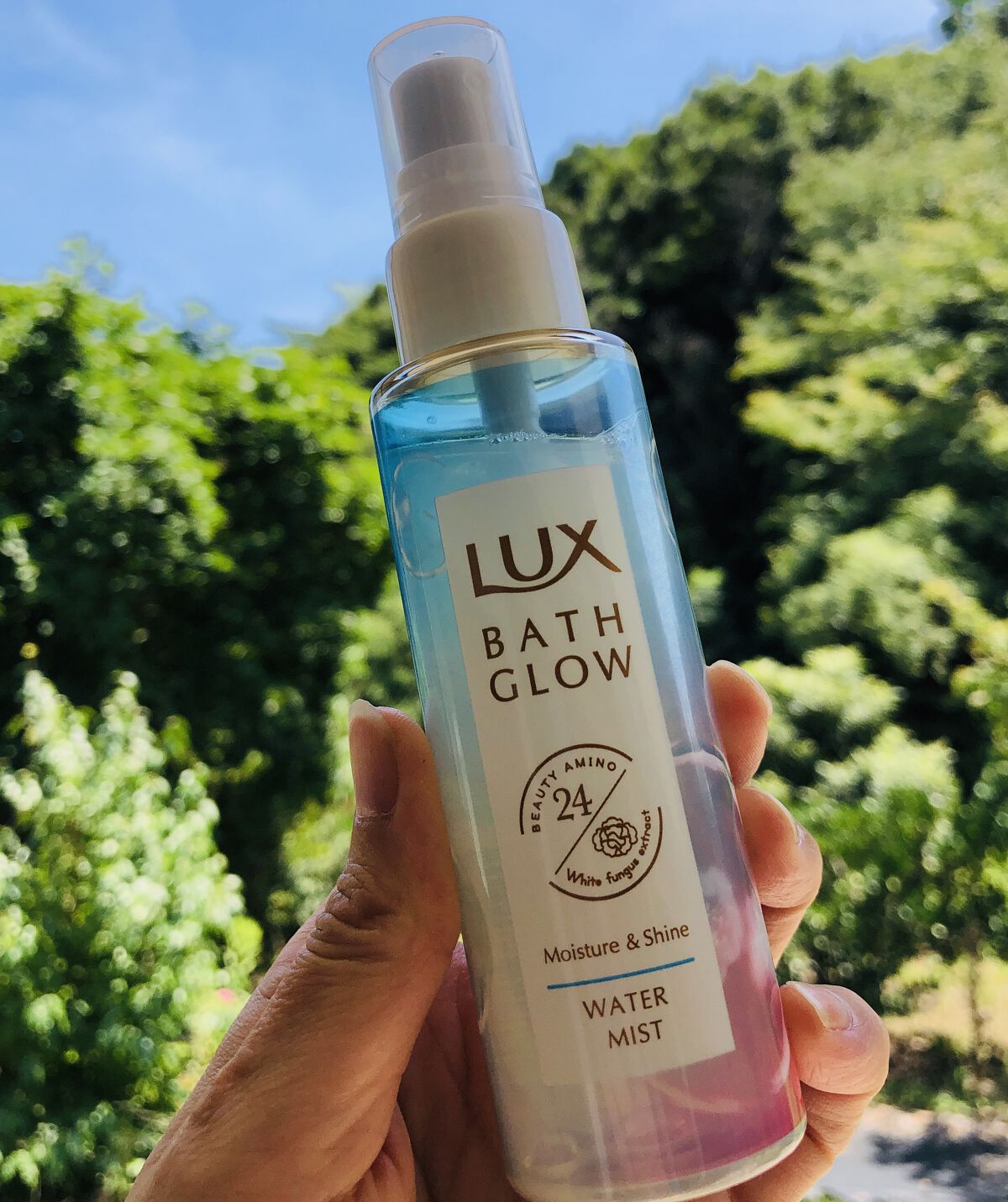 LUX バスグロウ モイスチャー&シャイン ウォーターミストのクチコミ「ラックスバスグロウ
モイスチャー&シャインのウォーターミストを使用させていただきました

可愛.....」（1枚目）