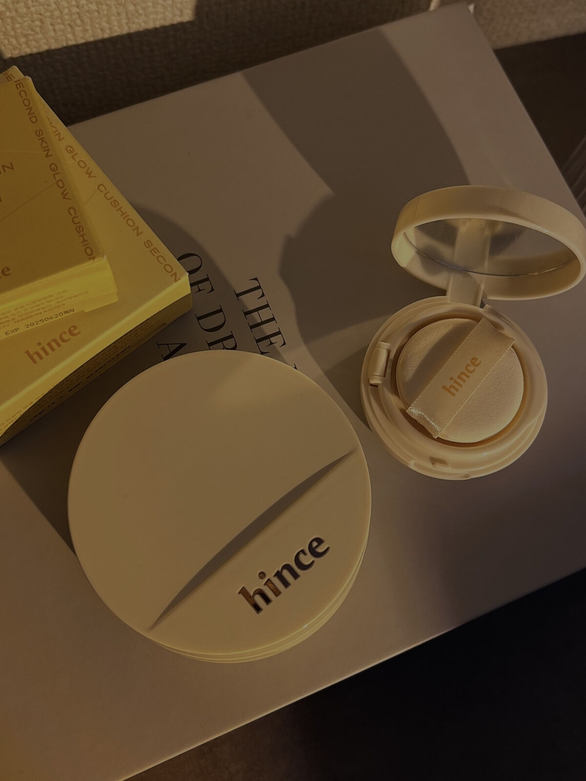 セカンドスキングロウクッション/hince/クッションファンデーションを使ったクチコミ（1枚目）