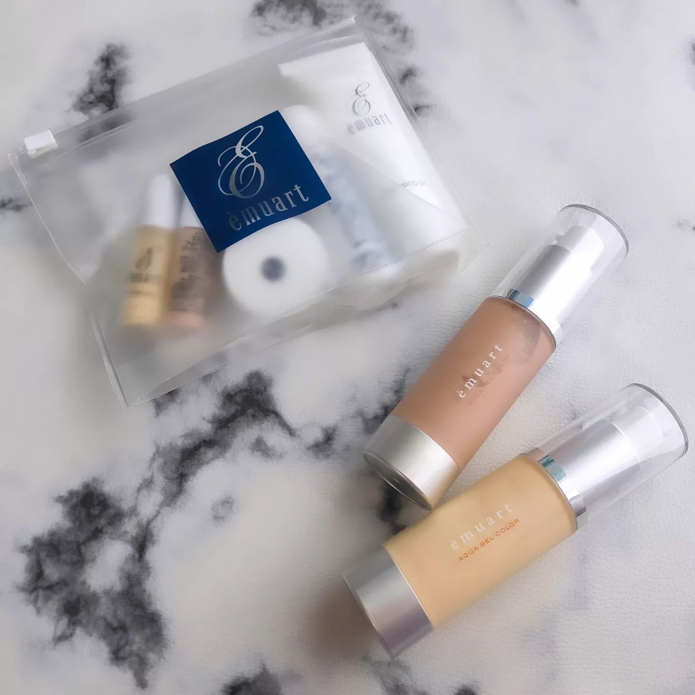 アクアゲルカラー/emuart(エミュアール)/リキッドファンデーションを使ったクチコミ(2枚目)