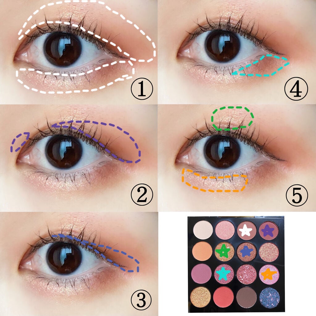 大英博物館 エジプトシリーズ アイシャドウパレット/ZEESEA/アイシャドウパレットを使ったクチコミ(2枚目)