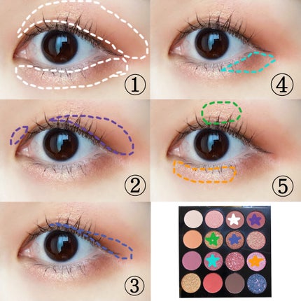 大英博物館 エジプトシリーズ アイシャドウパレット/ZEESEA/アイシャドウパレットを使ったクチコミ(2枚目)