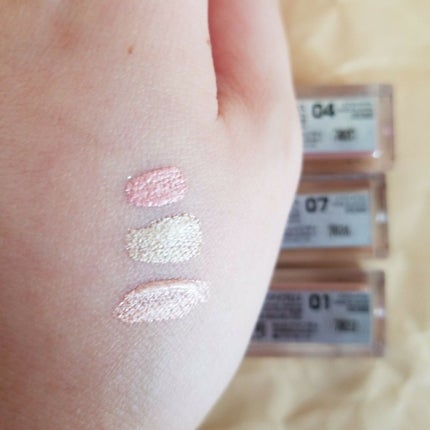 スパークリングアイグロス/スウィーツ スウィーツ/リキッドアイシャドウを使ったクチコミ(3枚目)