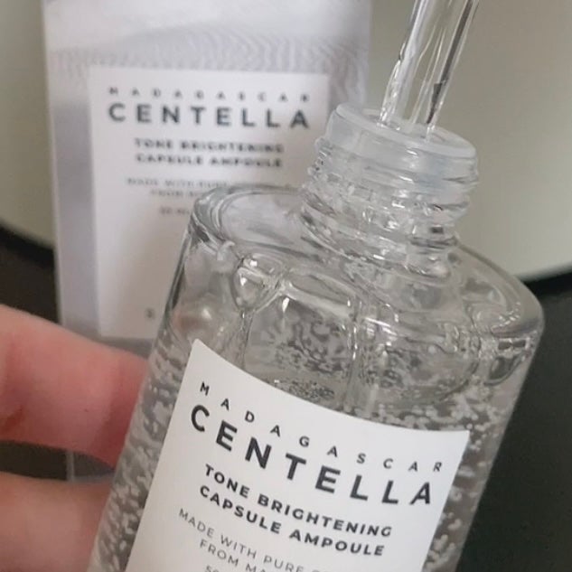 トーンブライトニング カプセルアンプル/SKIN1004/美容液を使ったクチコミ(3枚目)