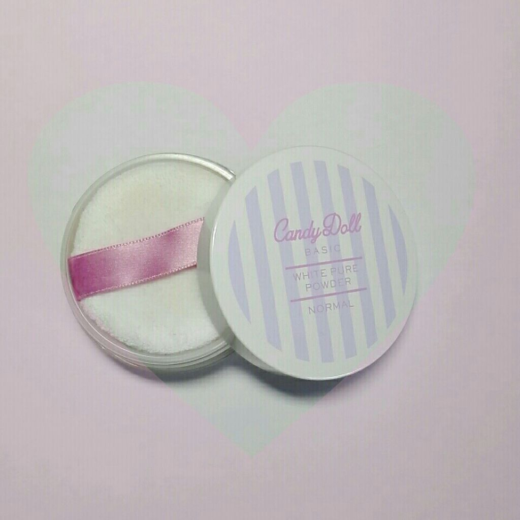 キャンディドール ホワイトピュアパウダー<ノーマル>/CandyDoll/ルースパウダーを使ったクチコミ(1枚目)