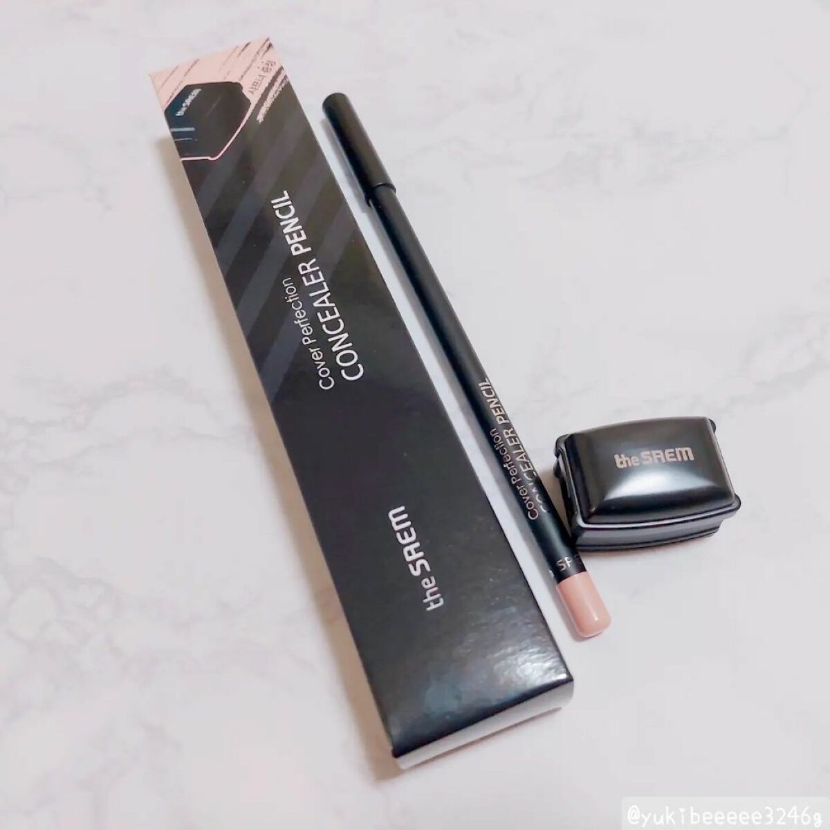 カバーパーフェクション コンシーラー ペンシル/the SAEM/ペンシルコンシーラーを使ったクチコミ(4枚目)