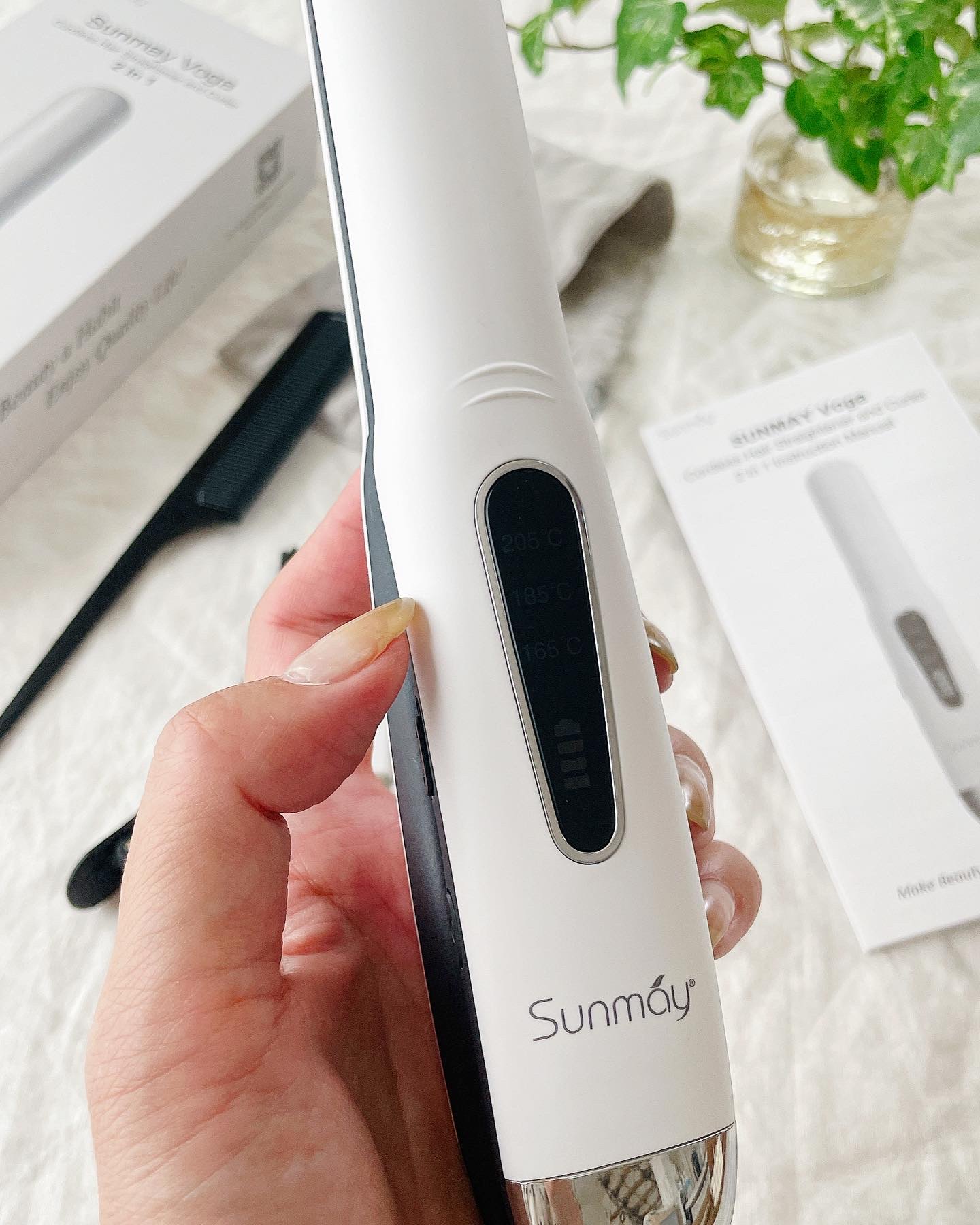  Voga 2way コードレスヘアアイロン/Sunmay/その他ヘアアイロンを使ったクチコミ（3枚目）