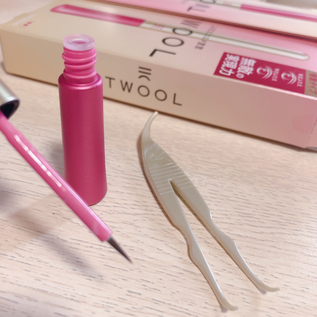 TWOOL ダブルアイリッドグルー/SHOBIDO/二重まぶた用アイテムを使ったクチコミ（2枚目）