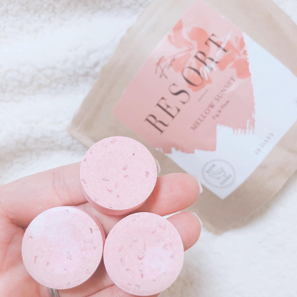 Furo RESORT MELLOW SUNSET（フューロリゾート　メローサンセット）/Furo/炭酸系入浴剤を使ったクチコミ（1枚目）