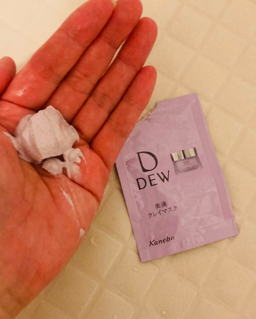 クリアクレイフォンデュ/DEW/洗い流すパック・マスクを使ったクチコミ(2枚目)