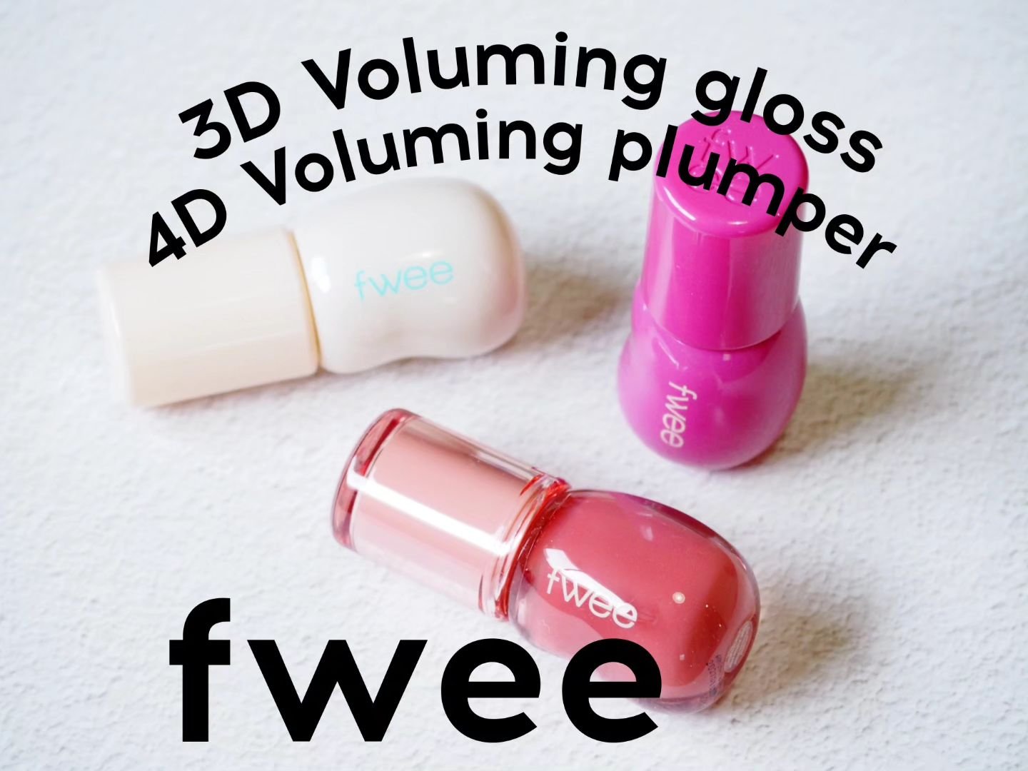フィー 3Dボリューミンググロス/fwee/リップグロスを使ったクチコミ（1枚目）