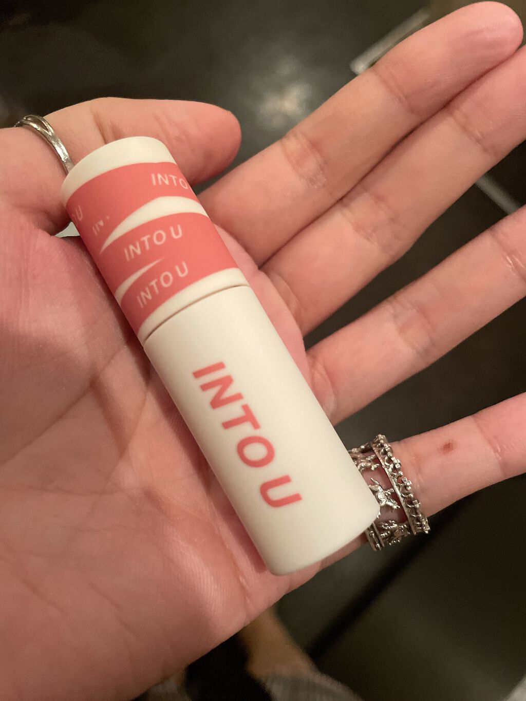 スーパーマットリップ&チークマッド/INTO U/口紅を使ったクチコミ(1枚目)