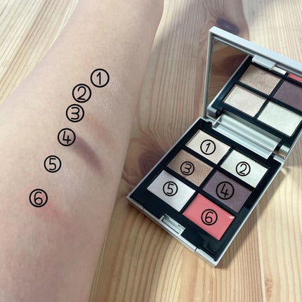 MY MIXED PALETTE 6色カスタムパレット 25 SLEEPWALKER/MN/マルチパレットを使ったクチコミ(3枚目)