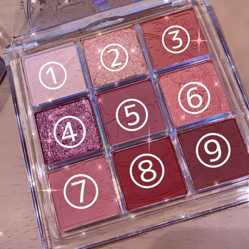 クォーツ 9色アイシャドウパレット(ドリームランドアイシャドウ)/ZEESEA/アイシャドウパレットを使ったクチコミ(2枚目)