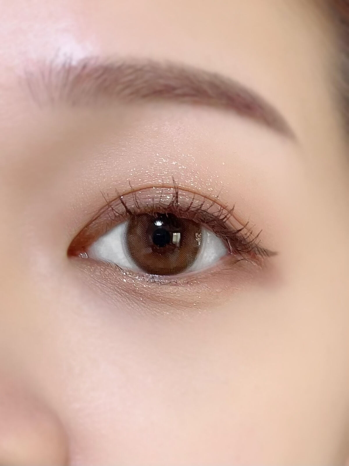 LOUER LOVE CAMEL（ラブキャメル）/LOUER/カラーコンタクトレンズを使ったクチコミ（2枚目）