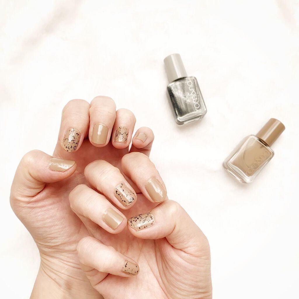 ムードペブルネイル/rom&nd/マニキュアを使ったクチコミ（1枚目）