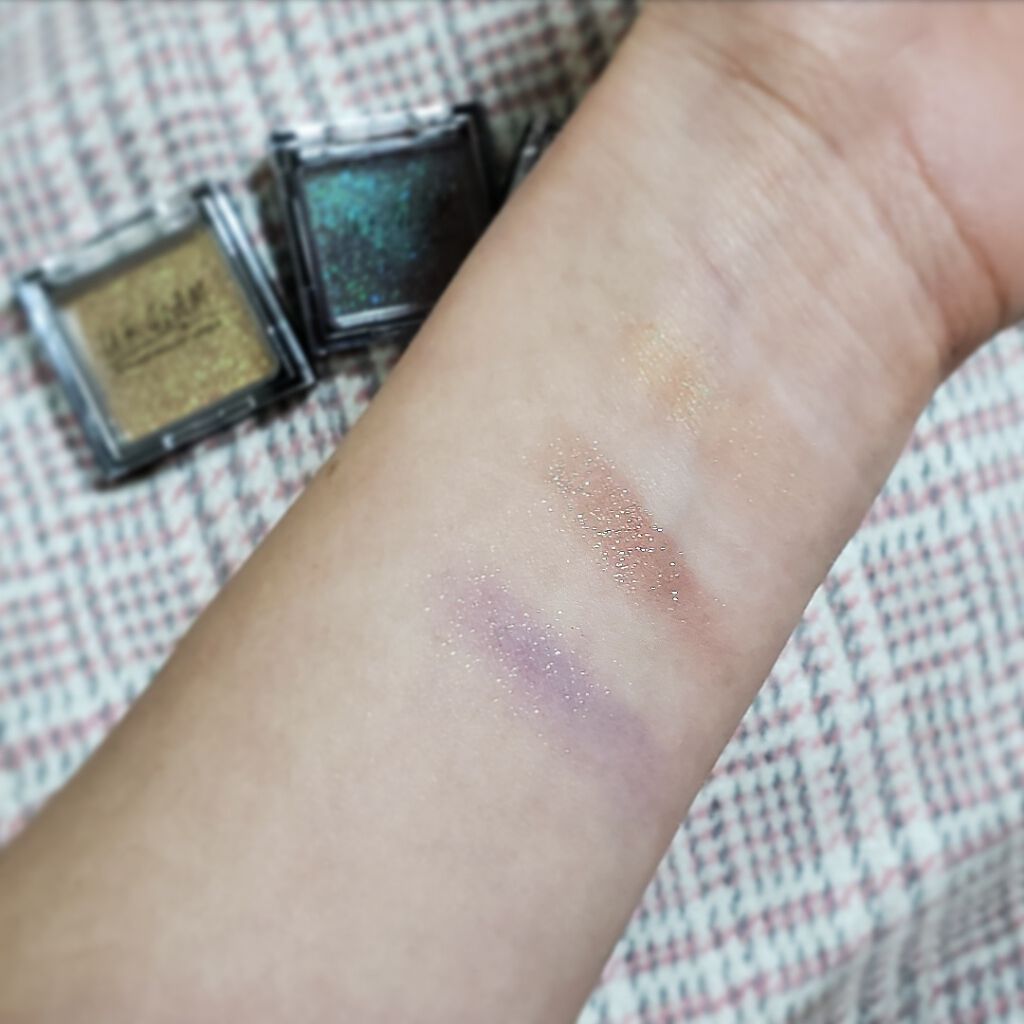 UR GLAM　POWDER EYESHADOW/U R GLAM/単色アイシャドウを使ったクチコミ（3枚目）